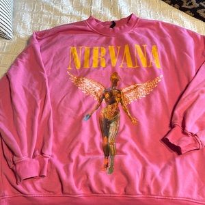 Oversized nirvana sweatshirt
